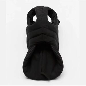 New Zara dog quilted winter black jacket coat teacup size